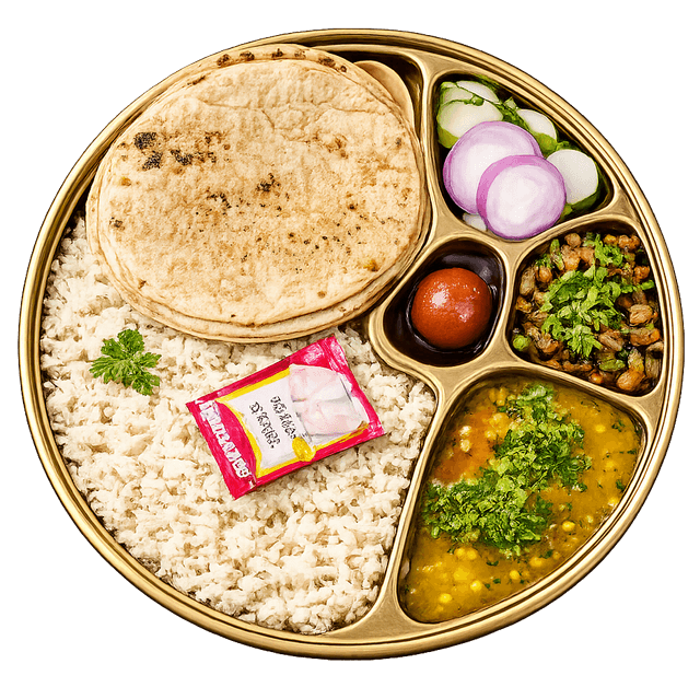 Marwadi Chaat Thali